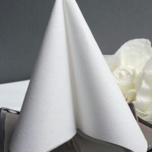 TOVAGLIOLO TEXTILE BIANCO 40X40 (50PZ) AIRLAID