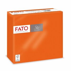 Tovagliolo STAR 2v punta a punta 38×38 40 pezzi ARANCIO
