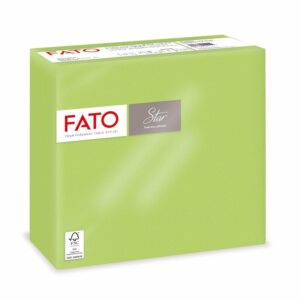 Tovagliolo STAR 2v punta a punta 38×38 40 pezzi VERDE MELA