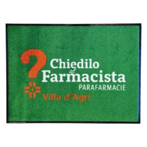 TAPPETO PERSONALIZZATO PARAFARMACIA VILLONE 85X115